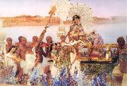 Laura Theresa Alma-Tadema The finding of Moses oil painting reproduction